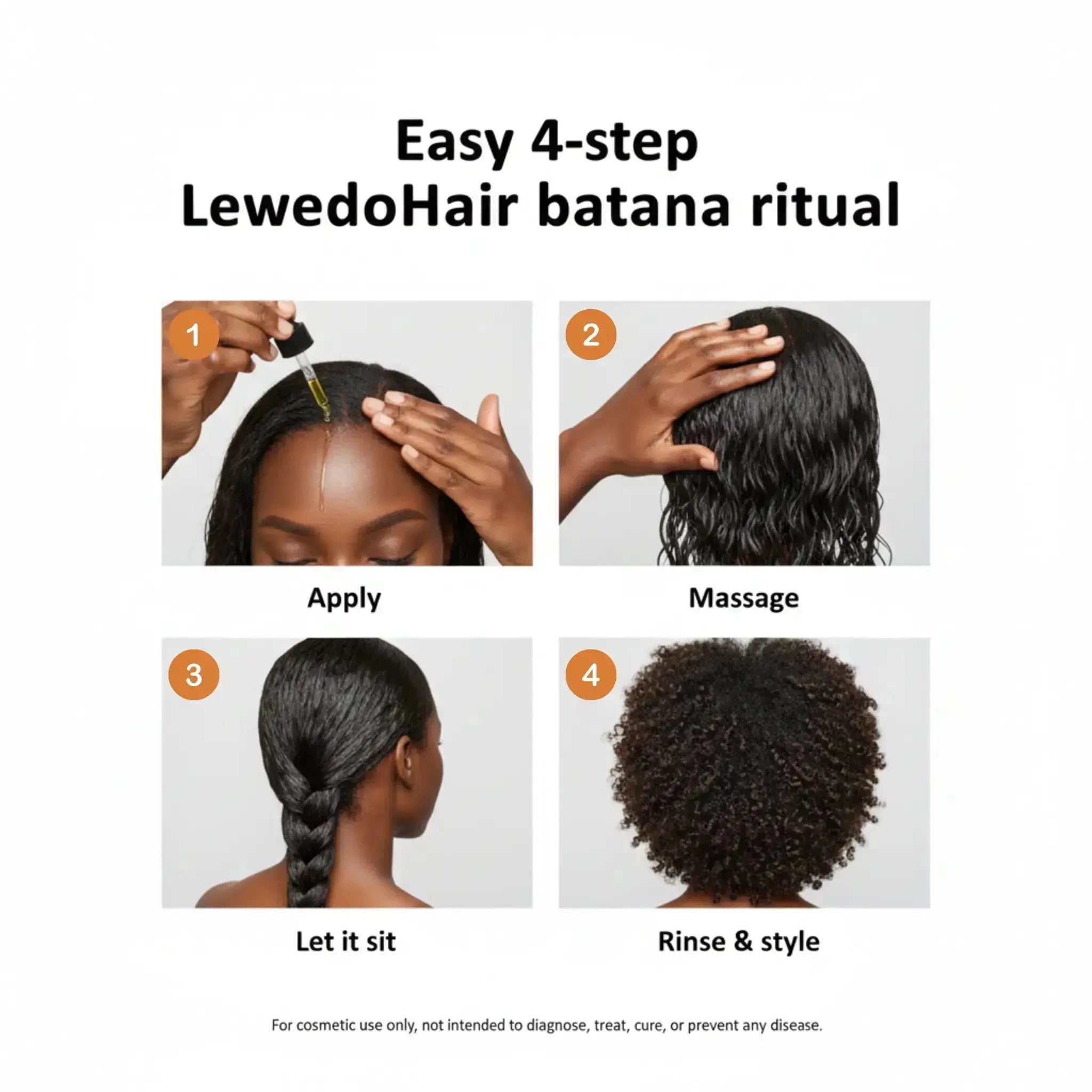 Lewedo Batana Hair Strengthening Grease LewedoHair