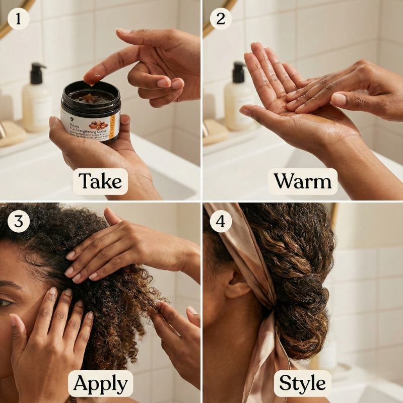 LewedoHair Batana Oil Hair Strengthening Grease