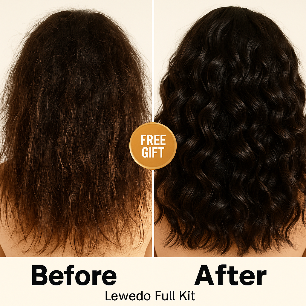 Lewedo Batana Complete Hair Care Bundle – Oil + Spray + Mask + Grease