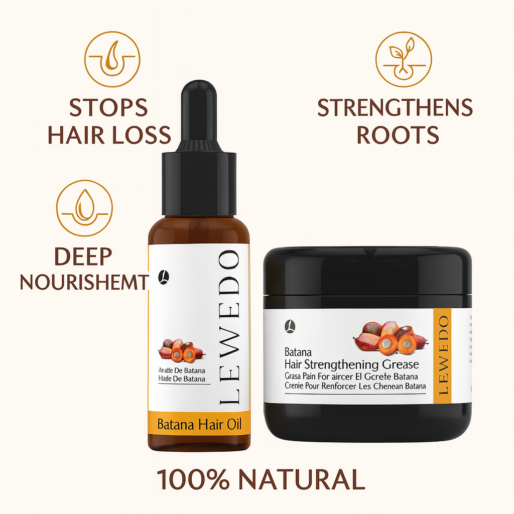 Lewedo Batana Growth Duo – Oil + Grease