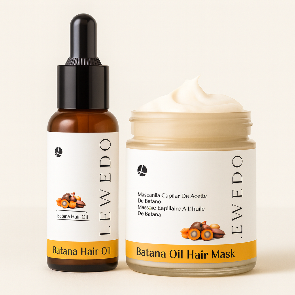 Lewedo Batana Repair Duo – Oil + Hair Butter Mask