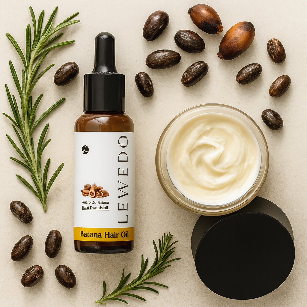 Lewedo Batana Repair Duo – Oil + Hair Butter Mask