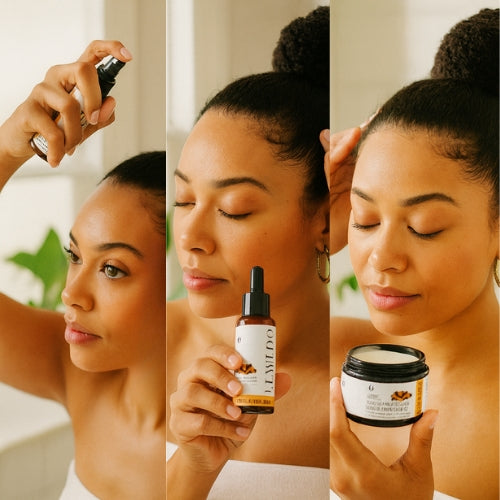 Lewedo Batana Strength Trio – Oil + Spray + Grease