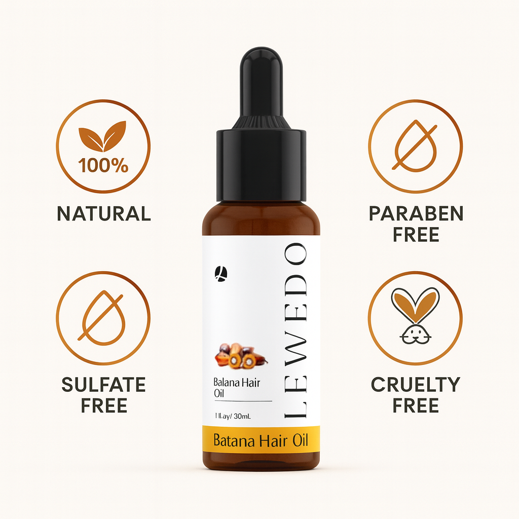 Lewedo Batana Hair Oil – 100% Natural Growth & Repair (50ml)